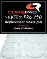 Corepad Skatez PRO 298 Ersatz Mausfüße kompatibel mit Zowie U2 Wireless & Zowie FK2-DW Wireless & Zowie S2-DW Wireless & Zowie ZA13-DW Wireless