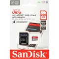 Sandisk Micro SDXC Karte 256GB Ultra Android UHS-I U1 150 MB/s A1 Class 10