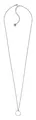 KONPLOTT Halskette Daily ca. 76 cm Glam 20mm pink Lemon Silber