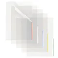 Index Sichthülle, PP, A4, trans- parent, Indexstreifen gelb, oben