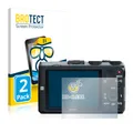 2x Display Schutz Folie für Sony Cyber-Shot DSC-HX60 Zubehör Transparent
