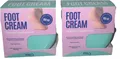 Footsteps Fußcreme pflegt trockene und rissige Fersen, 100 ml Tiegel