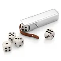 Georg Jensen Sky 5 Dice Set In Case Stainless Steel