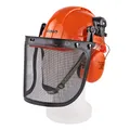 Forsthelm Schutzhelm Sicherheitshelm Forstschutz 52-63 cm Gesichts- Gehörschutz