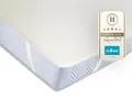 ZOLLNER 2er Set Matratzenschoner - Topper mit praktischen Eckgummis - für Allergiker geeignet – Baumwolle - waschbar bis 95°C - 140x200 cm - Hotelqualität