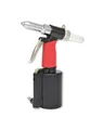 KS Tools Druckluft Nietpistole 515.3102 bis 4,8mm I Druckluft-Blindniet-Pistole mit 6 Mundstücken I Besonders Geräuscharm I Für Stahl-, Aluminium-Nieten uvm.