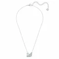 Dancing Swan Halskette Schwan von Swarovski Weiß Rhodiniert  5514421