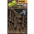 Fox Edges Camo Size 10 Slik Lead Clip + pegs - 10 Leadclips, Bleiclips, Befestigungsclips, Clips zum Karpfenangeln