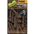 Fox Edges Camo Size 10 Slik lead clip + pegs - 10 Leadclips, Bleiclips, Clips