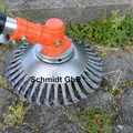 Robuste Unkrautbürste 25,4 x 200 mm aus legiertem Stahl für Benzin-Freischneider