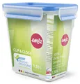 emsa Frischhaltedose CLIP & CLOSE 16.3 cm hoch 1,5 l transparent, blau