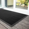 Allwettermatte Fingertip, 0,6 x 0,8 m, schwarz (Farbe: schwarz)