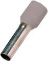 Intercable ICIAE0758GV isolierte Aderendhülse DIN46228T4, 0,75mm²x8mm, grau, 1000 Stück (180743)