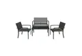 Haushalt International Gartentisch Lounge Set Tisch, Sofa und 2 Stühle (1-St)