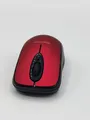 Amazon Basics Kabellose Computer-Maus mit USB-Nano-Empfänger, Rot.