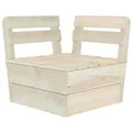 vidaXL Modulares Palettensofa Eckteil Imprägniertes Fichtenholz