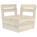 Modulares Palettensofa Eckteil Imprägniertes Fichtenholz