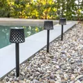 New Garden GRETA LED Erdspieß Leuchte Solar Akku Recycled Ocean Plastic