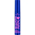essence I LOVE EXTREME volume mascara waterproof, Schwarz, langanhaltend, volumengebend, schwunggebend, intensiv, vegan, wasserfest, ohne Mikroplastikpartikel, Nanopartikel frei, 1er Pack (12ml)