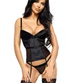 Beauty Night Fashion Strapscorsage Monica - edle Reizwäsche L/XL
