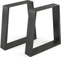 Tischbeine Vicco Schwarz 40.1 x 42 cm Trapezförmig, Model 34130