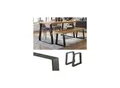 Vicco Loft Tischkufen Trapez 42cm Tischbeine Tischgestell Couchtisch Möbelfüße
