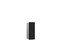 emco asis module pure Bürstengarnitur-Modul, Unterputz, Anschlag rechts, Holzfront, 435x170mm, 975551405, Farbe: Schwarz Matt