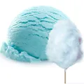 Gino Gelati Zuckerwatte Blaues Eis Speiseeis Pulver 1kg