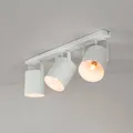 Strahler E27 länglich Weiß E27modern außergewöhnlich 3-flammig Deckenleuchte Spot Wohnzimmerlampe Flur
