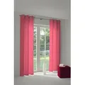 Adam Vorhang Uni Collection (1 St), Ösen, blickdicht, Jacquard, aus 100% Bio-Baumwolle rosa 145 cm x 175 cm