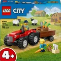 LEGO City 60461 Roter Landwirtschaftlicher Traktor mit Anhänger und Schafen