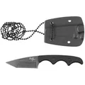 MFH Neck II Messer stonewashed Kunststoff-Scheide Kette 5 cm Klinge Glattschliff