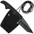 Fox Outdoor Neck Knife kleines Outdoormesser Neck II Tanto Klinge Kunststoffetui