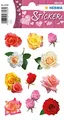 HERMA Sticker DECOR ´Rosenblüten bunt´, Sie erhalten 1 Stück á 3 Blatt