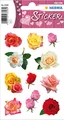 HERMA 3308 Aufkleber Rosen klein, 33 Stück, Blumen Sticker mit rot rosa weiß Pflanzen Motiv, selbstklebend, Etiketten für Valentinstag Liebe Hochzeit Geburtstag Scrapbooking Dekoration Geschenk Briefe