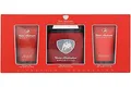 Lamborghini Sportivo 3-teiliges Geschenkset: Eau de Toilette, 125 ml, Duschgel, 100 ml, Aftershave Balsam, 100 ml
