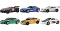 Hot Wheels HDH51 - European Car Culture-Multipack mit 6 hochwertigen Spielzeugautos, Maßstab 1:64, authentische Deko, beliebte Modelle, Autorennbahn Geschenk für Kinder ab 3 Jahren & Sammler