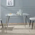 [en.casa] - Glastisch Hyrynsalmi Chrom