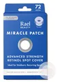 Rael Miracle Anti Pickel Patch Retinol - Korean Skincare, Pimple Patches für Hartnäckige Akne, Ceramide, Niacinamide, Hydrokolloid Gesicht Pflaster über die Nacht, Vegan, Tierversuchsfrei (72 Stück)