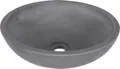 Differnz Aufsatzwaschbecken Hura L 28 cm Beton grau