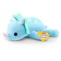 Hug-A-Lumps Dino (Delilah), Kuscheliges weiches beruhigendes Plüschspielzeug, Gewichtsplüschspielzeug 1,5 kg (35 cm), (Dino)