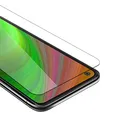 Cadorabo Panzer Schutz Glas für HTC Desire 20 PRO - Schutzfolie in Ultra-Klar Hüllen freundlich - Gehärtetes (Tempered) Glas Dipslayschutz Folie in 9H Härte Anti Kratzer