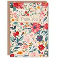 Elegantes Aquarell-Frühlings-Blumenmuster Dankeskarte Freundschaftskarte