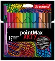 STABILO - Filzschreiber - pointMax - ARTY - 15er Pack
