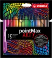 STABILO Filzstifte pointMax ARTY 15er Set