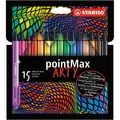 Filzschreiber STABILO pointMax ARTY 15er Pack verschiedene Farben Kreativ Hobby