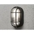 Meinewunschleuchte - Led Kellerleuchte Für Wand-& Deckenmontage Schwarz, Höhe 20cm