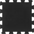 vidaXL Bodenfliesen aus Gummi 16 Stk. Schwarz 16 mm 30x30 cm