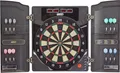 Best Sporting Dartscheibe elektronisch Oxford 2.0 I elektronische Dartscheibe mit LED-Anzeigen I E-Dartscheibe mit 12 Dartpfeilen & Ersatzspitzen I Dartboard Kabinett mit Walnuss-Optik