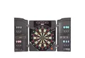 B Best Sporting Dartautomat Elektronische Dartscheibe Oxford 2.0 mit LED-Anzeige, Dartboard Kabinett mit Walnuss-Optik